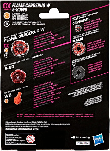 Beyblade X: Flame Cerberus W 5-80WB