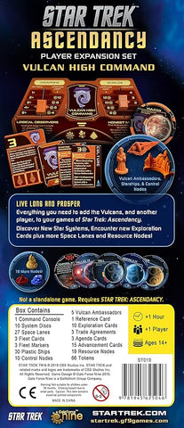 Star Trek Ascendancy: Vulcan High Command Player Expansion Set