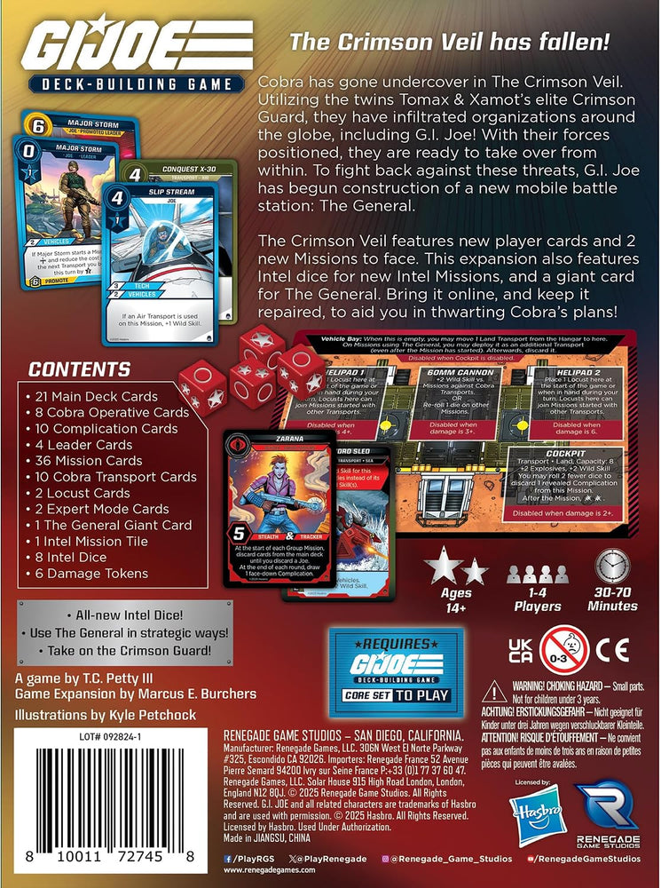 G.I. Joe: Deck-Building Game - The Crimson Veil Expansion