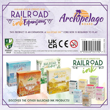 Railroad Ink: Archipelago Boards Set