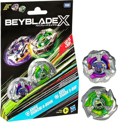 Beyblade X: Knife Shinobi 4-80HN and Keel Shark 3-80F