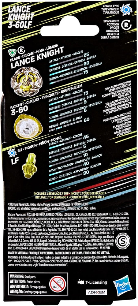Beyblade X: Lance Knight 3-60LF