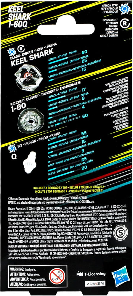 Beyblade X: Keel Shark 1-60Q