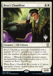 Boss's Chauffeur (Promo Pack) [Streets of New Capenna Commander Promos]