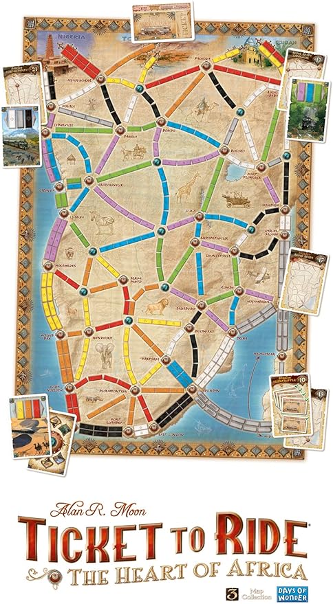 Ticket to Ride: Africa Map Collection 3