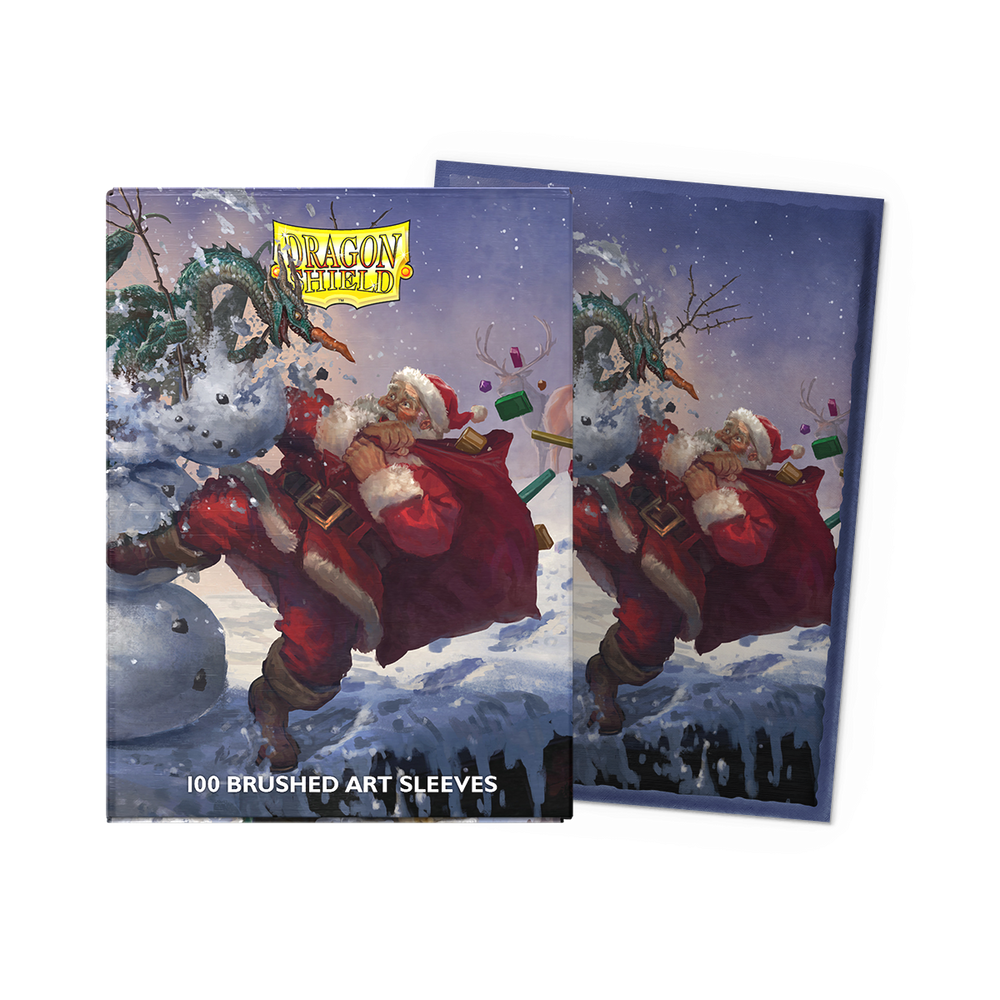 Dragon Shield: Standard 100ct Brushed Art Sleeves - Christmas 2025