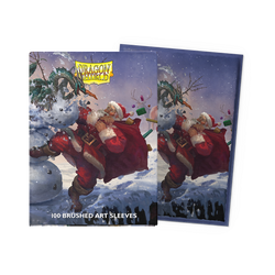 Dragon Shield: Standard 100ct Brushed Art Sleeves - Christmas 2025