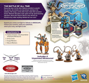 Heroscape: Army Expansion - Revna's Rebuke: Iron Lich & Wraithriders