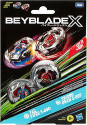 Beyblade X: Tail Viper 5-800 and Sword Dran 3-60F
