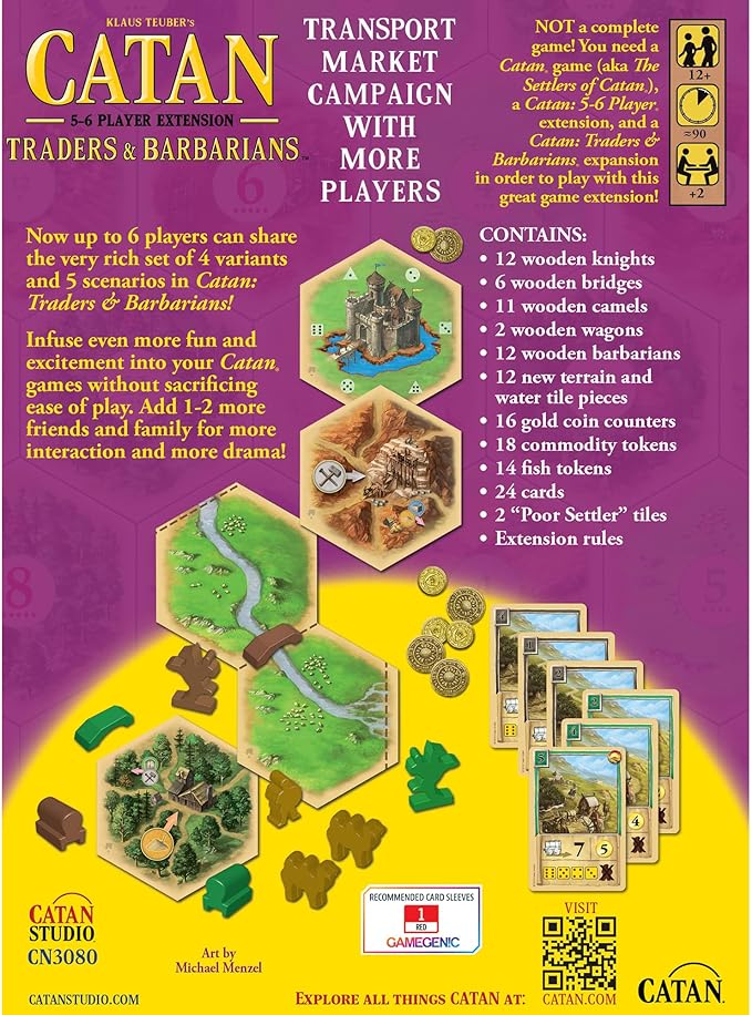 Catan: Traders & Barbarians - 5-6 Player Extension