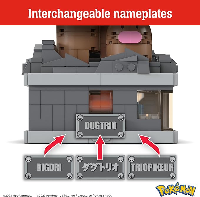 Mega Construx: Pokemon - Mini Motion Dugtrio