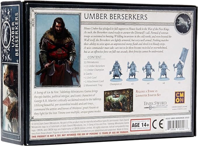 A Song of Ice & Fire Miniatures Game: Stark Umber Berserkers