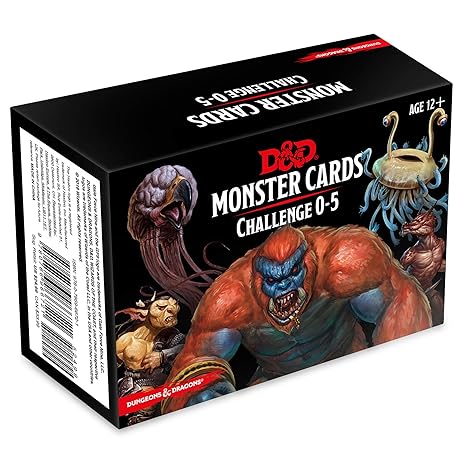 D&D Monster Cards: Challenge 0-5