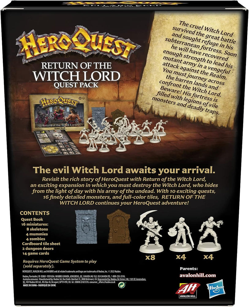 HeroQuest: Return of the Witch Lord Quest Pack