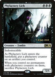 Phylactery Lich [Core Set 2019 Prerelease Promos]