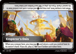 Emperor's Dais (207/221) [Spiritforged]