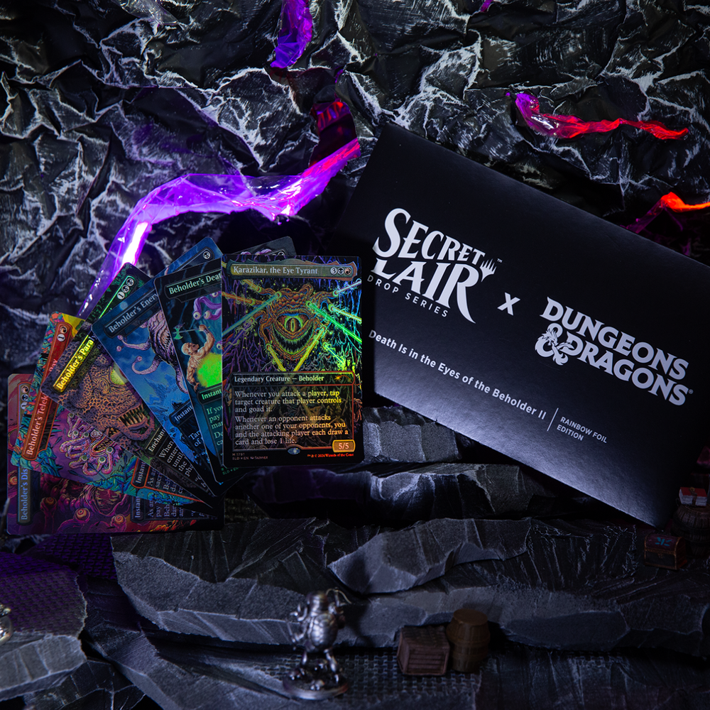Secret Lair: Drop Series - Secret Lair x Dungeons & Dragons (Death is in the Eyes of the Beholder II - Rainbow Foil Edition)