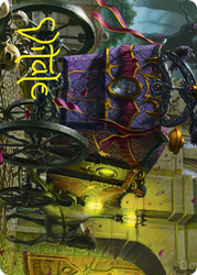 Honeymoon Hearse Art Card (Gold-Stamped Signature) [Innistrad: Crimson Vow Art Series]