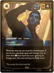 Jayce, Man of Progress (084/221) [Riftbound Organized Play Promotional Cards]