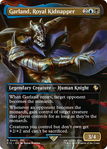 Garland, Royal Kidnapper (Borderless) [FINAL FANTASY Commander]