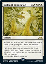 Brilliant Restoration (Promo Pack) [Kamigawa: Neon Dynasty Promos]