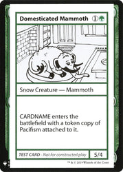 Domesticated Mammoth [Mystery Booster Playtest Cards]