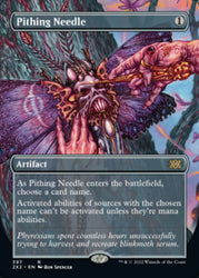 Pithing Needle (Borderless Alternate Art) [Double Masters 2022]