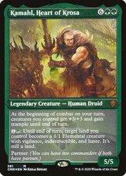 Kamahl, Heart of Krosa (Etched) [Commander Legends]