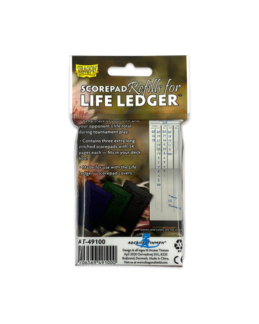 Dragon Shield: Life Ledger - Scorepad Refills