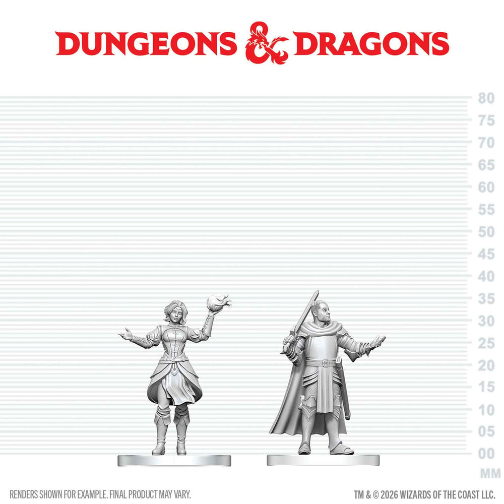 D&D Nolzur's Marvelous Miniatures: Knight & Mage Apprentice
