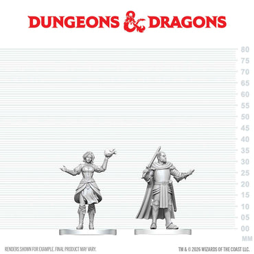 D&D Nolzur's Marvelous Miniatures: Knight & Mage Apprentice