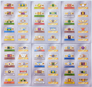 Terraforming Mars: Milstones & Awards Expansion