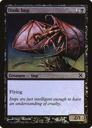 Dusk Imp (Premium Foil) [Tenth Edition]