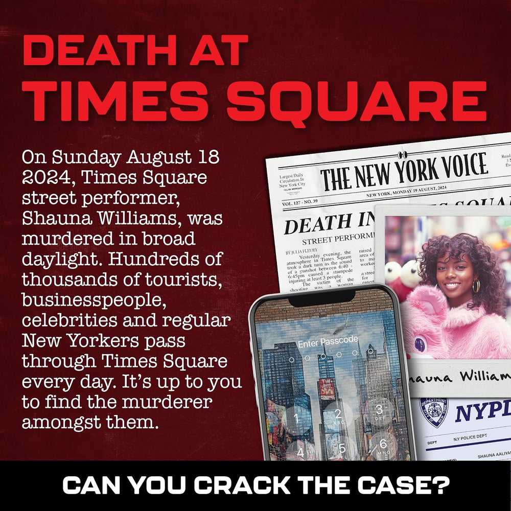 Murder Mystery Cases: Death At Times Square