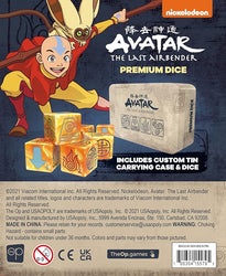 Avatar The Last Airbender: Premium Dice Set - Collectible d6 Dice