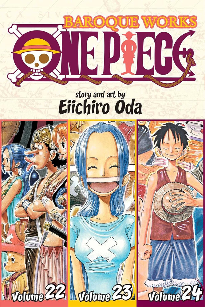 Manga: One Piece - Omnibus Edition Volume 8 (Baroque Works Vols. 22-23-24)