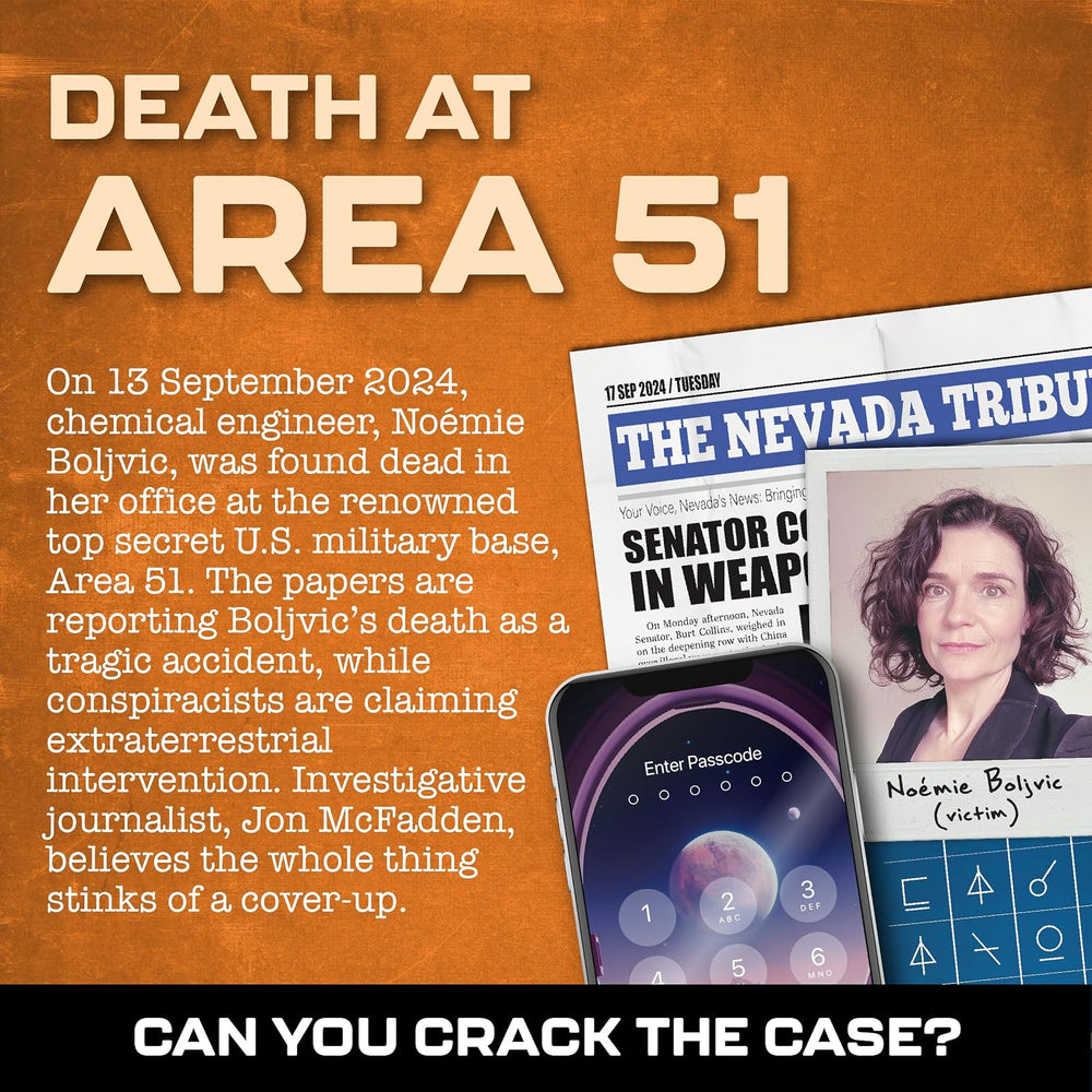 Murder Mystery Cases: Area 51