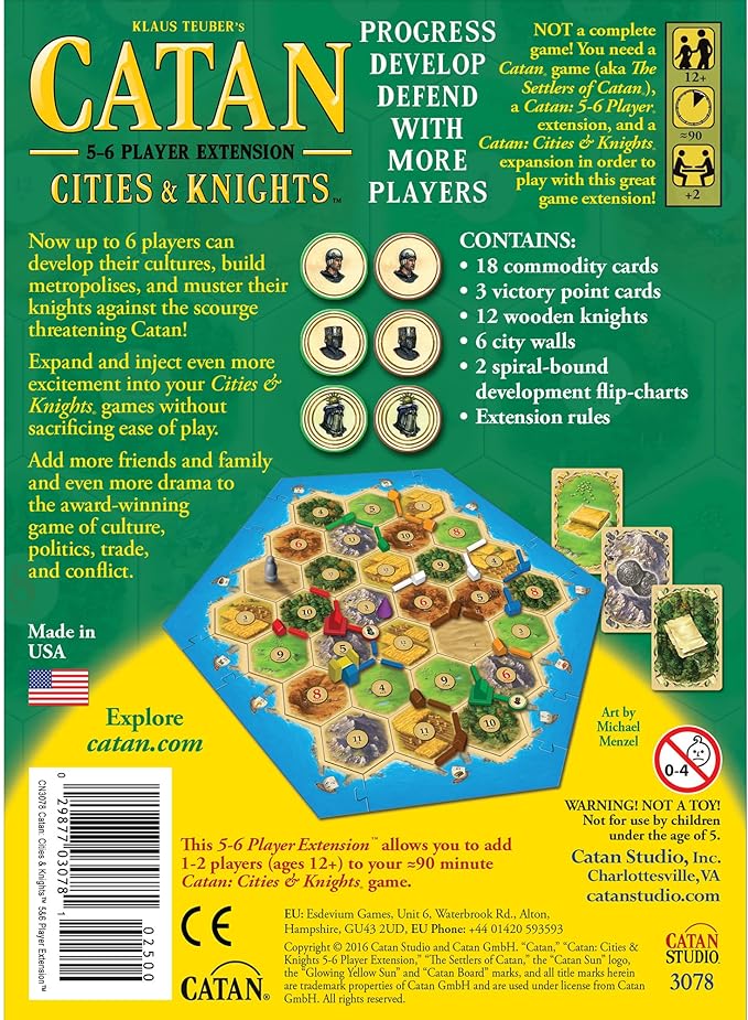 Catan: Cities & Knights – 5-6 Player Extension