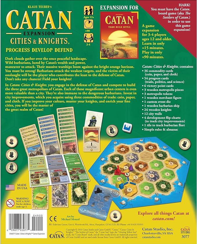 Catan: Cities & Knights (Expansion)