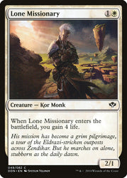 Lone Missionary [Duel Decks: Speed vs. Cunning]