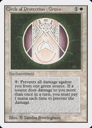 Circle of Protection: Green [Unlimited Edition]