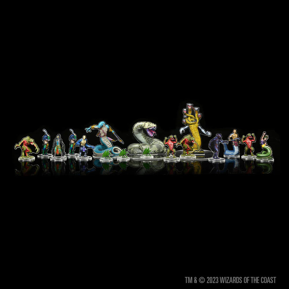 D&D Icons of the Realms: Scales & Tails - Snake Den 2D Set