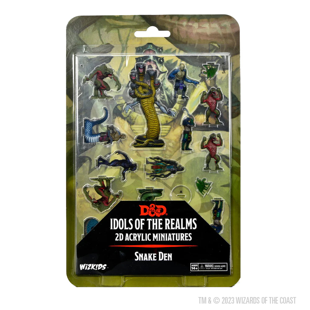 D&D Icons of the Realms: Scales & Tails - Snake Den 2D Set