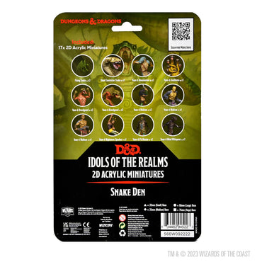D&D Icons of the Realms: Scales & Tails - Snake Den 2D Set