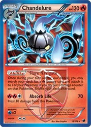 Chandelure (16/116) (Theme Deck Exclusive) [Black & White: Plasma Freeze]