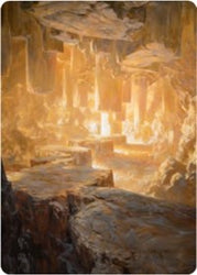 Pillarverge Pathway Art Card [Zendikar Rising Art Series]