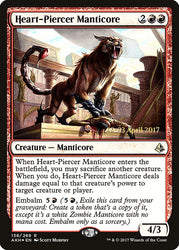 Heart-Piercer Manticore [Amonkhet Prerelease Promos]