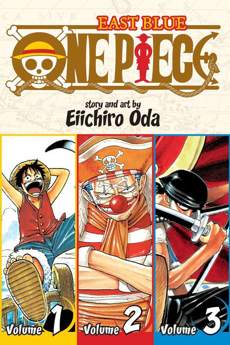 Manga: One Piece - Omnibus Edition Volume 1 (East Blue Vols. 1-2-3)