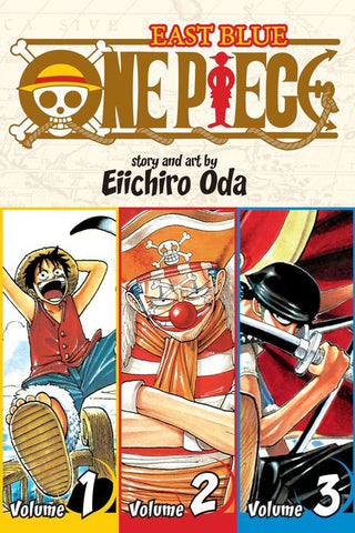 Manga: One Piece - Omnibus Edition Volume 1 (East Blue Vols. 1-2-3)