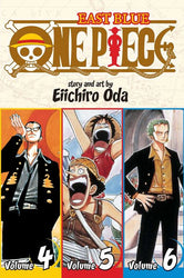 Manga: One Piece - Omnibus Edition Volume 2 (East Blue Vols. 4-5-6)